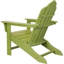 Hanover All-Weather Contoured Adirondack Chair in Lime, HVLNA10LI