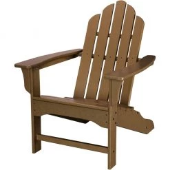 Hanover All-Weather Contoured Adirondack Chair, Teak, HVLNA10TE