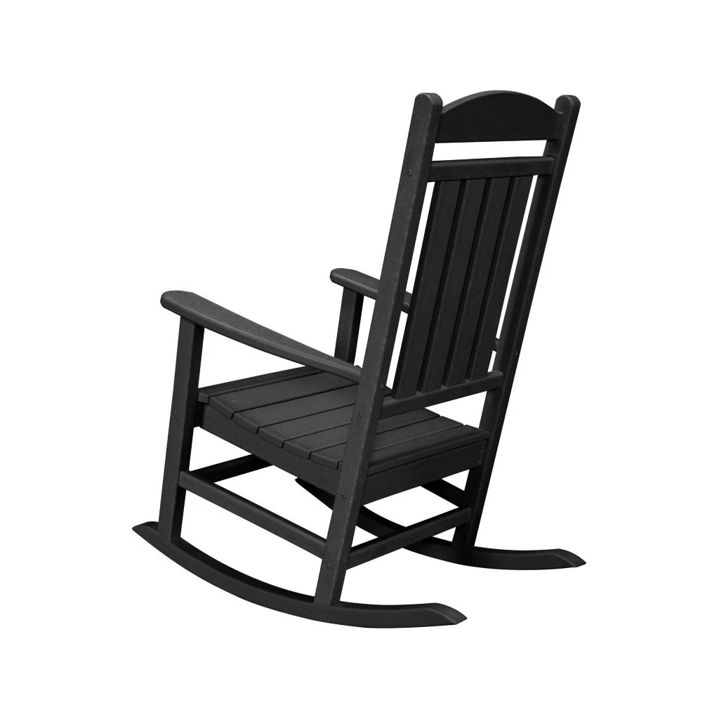 Hanover All-Weather Pineapple Cay Porch Rocker Black, HVR100BL 5 Hanover All-Weather Pineapple Cay Porch Rocker Black, HVR100BL - Image 3