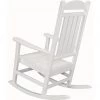 Hanover All-Weather Pineapple Cay Porch Rocker White, HVR100BL