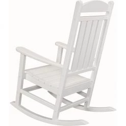 Hanover All-Weather Pineapple Cay Porch Rocker White, HVR100BL
