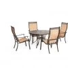 Hanover Manor 5-Piece Outdoor Dining Set, MANDN5PC