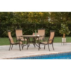 Hanover Monaco 5 pc. Outdoor Dining Set, MONACO5PC