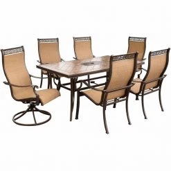 Hanover Monaco 7-Piece Dining/Patio Set, MONACO7PCSW