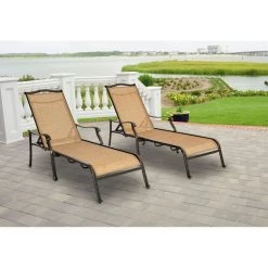 Hanover Monaco Chaise Lounge Chairs, Set of Two, MONCHS2PC -Hanover Sales 1247010 A4