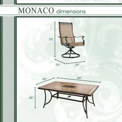 Hanover Monaco 7-Piece Dining Set, MONDN7PCSW-2 -Hanover Sales 1247017 A7
