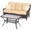 Hanover Orleans 2 pc. Patio Set, in Sahara Sand, ORLEANS2PC-B-TAN -Hanover Sales 1247058