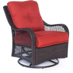 Hanover Orleans 4 pc. All-Weather Patio Set, Autumn Berry, ORLEANS4PCSW-B-BRY -Hanover Sales 1247088 A4