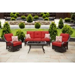 Hanover Orleans 4 pc. All-Weather Patio Set -Hanover Sales 1247089 A2