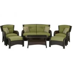 Hanover Strathmere 6-Piece Lounge Set, STRATHMERE6PC