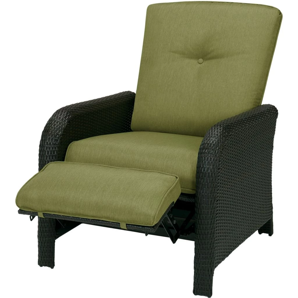 Hanover Strathmere Luxury Outdoor Recliner in Silver Lining, STRATHREC 5 Hanover Strathmere Luxury Outdoor Recliner in Silver Lining, STRATHREC - Image 3