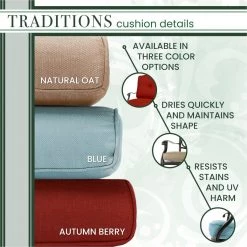 Hanover Traditions 9-Piece Dining Set with Six Dining Chairs & Two Swivel Rocker, TRAD9PCSW2-BLU -Hanover Sales 1247182 A3