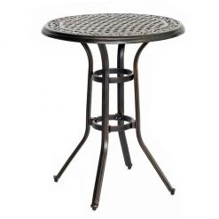 Hanover Traditions 3-Piece High-Dining Outdoor Bistro Set, TRADDN3PCSW-BR -Hanover Sales 1247186 A6