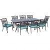 Hanover Traditions 9-Piece Dining Set, TRADDN9PC-BLU 1 Hanover Traditions 9-Piece Dining Set, TRADDN9PC-BLU -Hanover Sales 1247191