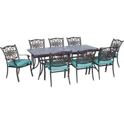 Hanover Traditions 9-Piece Dining Set, TRADDN9PC-BLU