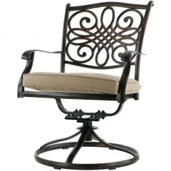 Hanover Traditions 9-Piece Outdoor Dining Set with Large 60 in. Square Cast-Top Dining Table, TRADDN9PCSWSQ-8 17 Hanover Traditions 9-Piece Outdoor Dining Set with Large 60 in. Square Cast-Top Dining Table, TRADDN9PCSWSQ-8 -Hanover Sales 1247196 A5