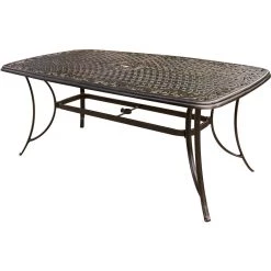 Hanover Traditions 7-Piece Outdoor Dining Set with Six Swivel Dining Chairs & Large 72 x 38 in. Dining Table, TRADITIONS7PCSW-6 -Hanover Sales 1247212 A6