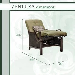 Hanover Ventura Outdoor Luxury Recliner, VENTURAREC -Hanover Sales 1247249 A2