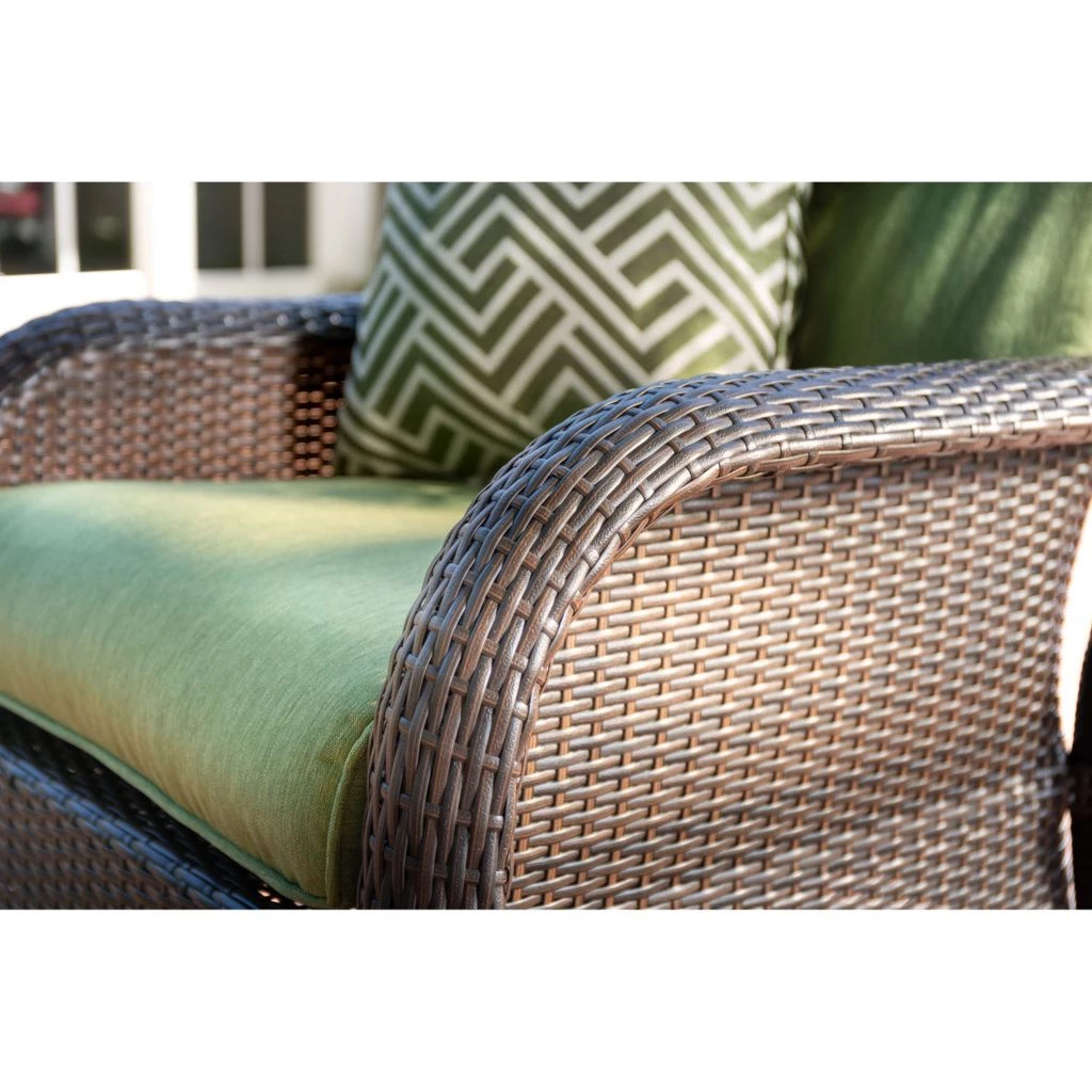 Hanover Strathmere 4 pc. Outdoor Lounge Set in Cilantro Green, STRATH4PCSW-S-GRN 12 Hanover Strathmere 4 pc. Outdoor Lounge Set in Cilantro Green, STRATH4PCSW-S-GRN - Image 10