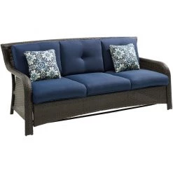 Hanover Strathmere 4P Lounge Set In Navy Blue, STRATH4PCSW-S-NVY -Hanover Sales 1342831 A1