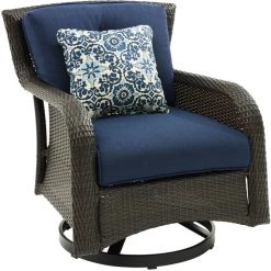 Hanover Strathmere 4P Lounge Set In Navy Blue, STRATH4PCSW-S-NVY -Hanover Sales 1342831 A2