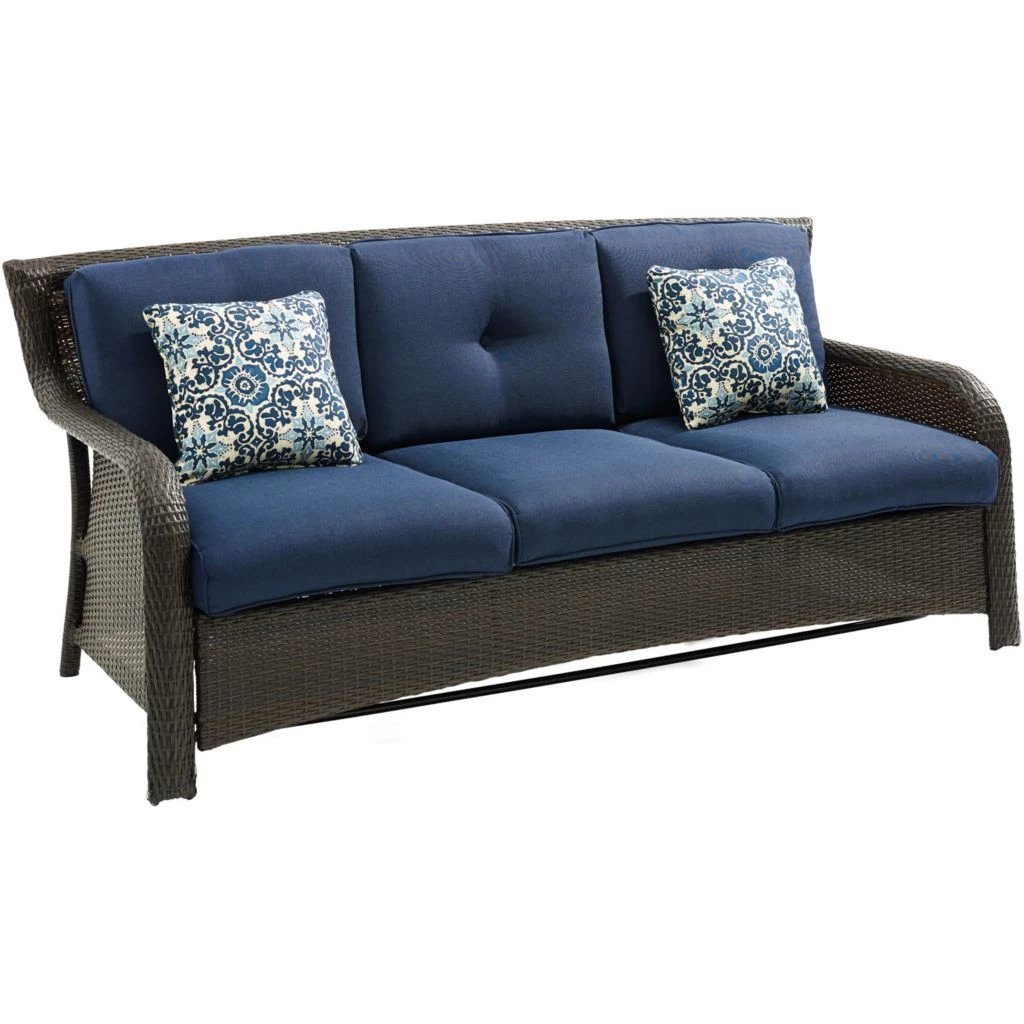 Hanover Strathmere 6-Piece Lounge Set in Navy Blue, STRATH6PC-S-NVY 4 Hanover Strathmere 6-Piece Lounge Set in Navy Blue, STRATH6PC-S-NVY - Image 2