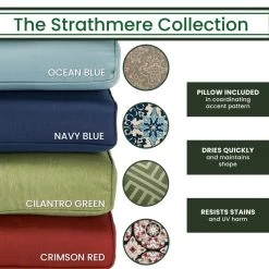 Hanover Strathmere 6 pc. Lounge Set in Crimson Red, STRATH6PC-S-RED 14 Hanover Strathmere 6 pc. Lounge Set in Crimson Red, STRATH6PC-S-RED -Hanover Sales 1342835 A2