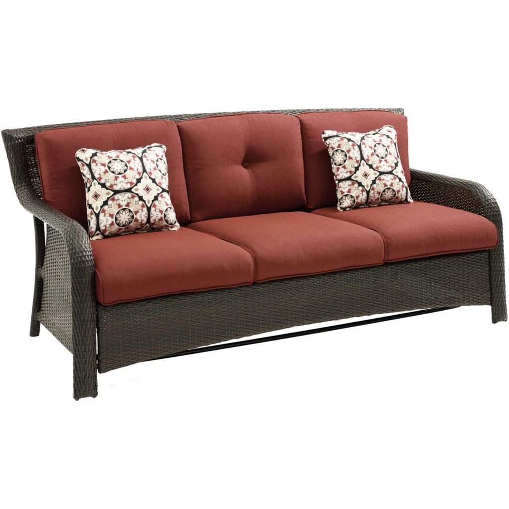 Hanover Strathmere 6 pc. Lounge Set in Crimson Red, STRATH6PC-S-RED 8 Hanover Strathmere 6 pc. Lounge Set in Crimson Red, STRATH6PC-S-RED - Image 6
