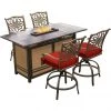Hanover Traditions 5 pc. High-Dining Set, TRAD5PCFPBR-RED