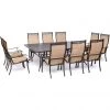 New! Hanover Manor 11 pc. Dining Set with 10 Sling Chairs and a Cast-Top Dining Table, MANDN11PC 1 New! Hanover Manor 11 pc. Dining Set with 10 Sling Chairs and a Cast-Top Dining Table, MANDN11PC -Hanover Sales 1684461