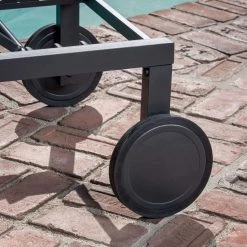 Hanover Windham Adjustable Chaise Sling Chair, Gray, WINDCHS-G-GRY -Hanover Sales 1684534 A4