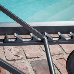 Hanover Windham Adjustable Chaise Sling Chair, Gray, WINDCHS-G-GRY -Hanover Sales 1684534 A6