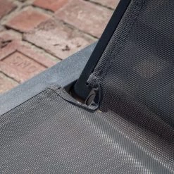 Hanover Windham Adjustable Chaise Sling Chair, Gray, WINDCHS-G-GRY -Hanover Sales 1684534 A7