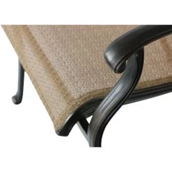 Hanover Fontana 9 pc. Outdoor Dining Set with 8 Sling Chairs and a Cast-Top Table, 42 x 84 in. Table, FNTDN9PCC -Hanover Sales 1684680 A4