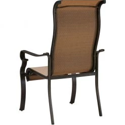 Hanover Brigantine 5 pc. Outdoor Dining Set with 4 Contoured-Sling Chairs and a 42 in. Square Cast-Top Table, BRIGDN5PCSQ -Hanover Sales 1684713 A4