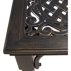 Hanover Brigantine 5 pc. Outdoor Dining Set with 4 Contoured-Sling Chairs and a 42 in. Square Cast-Top Table, BRIGDN5PCSQ -Hanover Sales 1684713 A5