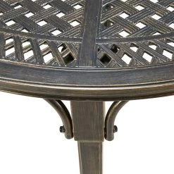 Hanover Brigantine 5 pc. Outdoor Dining Set with 4 Contoured-Sling Swivel Rockers and a 50 in. Round Cast Table, BRIGDN5PCSWRD 19 Hanover Brigantine 5 pc. Outdoor Dining Set with 4 Contoured-Sling Swivel Rockers and a 50 in. Round Cast Table, BRIGDN5PCSWRD -Hanover Sales 1684715 A5