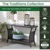 Hanover Traditions 50 in. Slat-Top Outdoor Console Table, TRADCONTBL 1 Hanover Traditions 50 in. Slat-Top Outdoor Console Table, TRADCONTBL -Hanover Sales 1715103