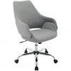 Hanover Everson 17.75-20.75 in. Gas Lift, Wheeled Office Chair in Gray, HOC0003 -Hanover Sales 1718228