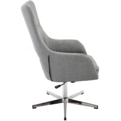 Hanover Carlton Wingback Stationary Office Chair in Gray with Chrome Base, HOC0007 10 Hanover Carlton Wingback Stationary Office Chair in Gray with Chrome Base, HOC0007 -Hanover Sales 1718229 A2