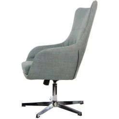 Hanover Carlton Wingback Stationary Office Chair in Gray with Chrome Base, HOC0007 13 Hanover Carlton Wingback Stationary Office Chair in Gray with Chrome Base, HOC0007 -Hanover Sales 1718229 A5