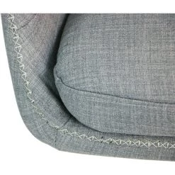 Hanover Harrison Stationary Office Chair in Gray with Chrome Base, HOC0013 -Hanover Sales 1718233 A2