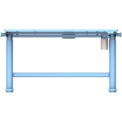 Hanover 20 in. Wide Electric Blue Stand or Sit Desk for Children with Adjustable Height for School, Crafts, & Writing Stations -Hanover Sales 1718240 A4