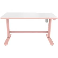 Hanover 20 in. Wide Pink Electric Stand or Sit Desk for Children with Adjustable Height for School, Crafts, & Writing Stations -Hanover Sales 1718241 A2