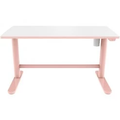 Hanover 20 in. Wide Pink Electric Stand or Sit Desk for Children with Adjustable Height for School, Crafts, & Writing Stations -Hanover Sales 1718241 A3