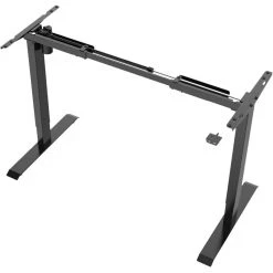 Hanover 27 in. Wide Electric Sit or Stand Gaming Desk with Adjustable Heights, HGD0504-BLK -Hanover Sales 1718242 A7