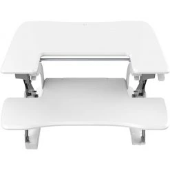 Hanover 27 in. White Tabletop Sit or Stand Adjustable Height Lift Desk, White, HSD0401-WHT1