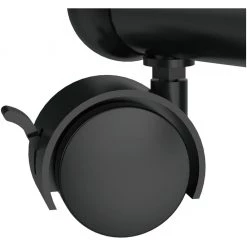 Hanover 21 in. Wide Black Rolling Desk with Adjustable Height and Bag Hook, HSD0408-BLK -Hanover Sales 1718248 A7