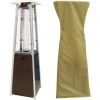 New! Hanover Mini Pyramid Tabletop Propane Patio Heater in Hammered Bronze with Weather-Protective Cover, HAN0202HB-CV 2 New! Hanover Mini Pyramid Tabletop Propane Patio Heater in Hammered Bronze with Weather-Protective Cover, HAN0202HB-CV -Hanover Sales 1731373