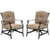 New! Hanover 2 pc. Traditions Deep Seating Cushioned Rocker Set in Tan -Hanover Sales 1982458